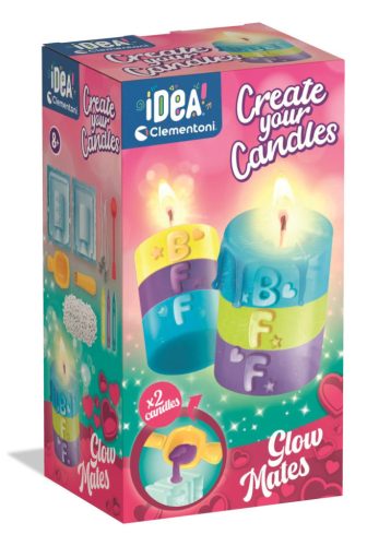BFF Glow Mates gyertyakészítő készlet Clementoni