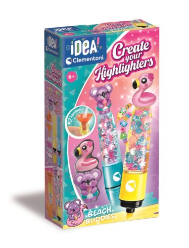 Színes Beach Buddies szövegkiemelő készítő készlet Clementoni