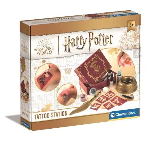 Harry Potter Hogwarts tetoválókészlet Clementoni