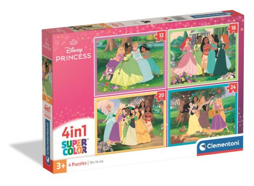 Disney Hercegnők Colloquy 4 az 1-ben puzzle Clementoni