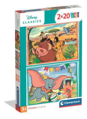 Disney Classics Funny Time 2x20 db-os puzzle Clementoni