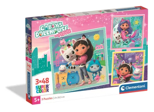 Gabi babaháza Travel 3x48 db-os puzzle Clementoni