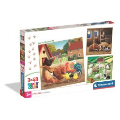 Farm Moments 3x48 db-os puzzle Clementoni