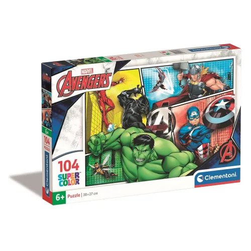 Bosszúállók Comic Style 104 db-os puzzle Clementoni