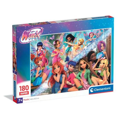 Winx Club Fairy Glam 180 db-os puzzle Clementoni