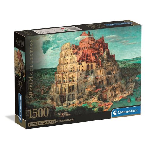 Művészet Babel Tower 1500 db-os Compact puzzle Clementoni