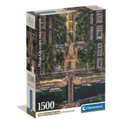 Párizs Flying Over 1500 db-os Compact puzzle Clementoni