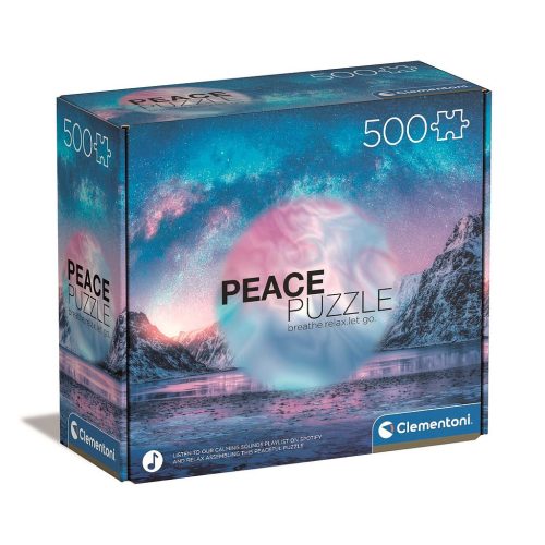 Hegyvidék Light Blue 500 db-os Peace puzzle Clementoni