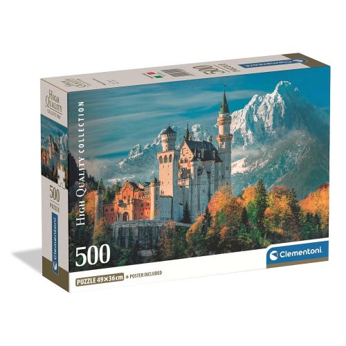 Németország Neuschwantein 500 db-os Compact puzzle Clementoni