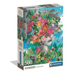   Virágzó gondolatok Head in Jungle 500 db-os Compact puzzle Clementoni