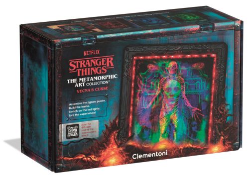 Stranger Things Vecna's Curse 520 db-os puzzle LED-es keretben Clementoni