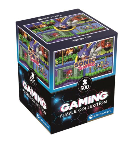 Sonic a sündisznó 64 Bit Fast 500 db-os Cube puzzle Clementoni