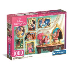   Disney Hercegnők Mozaic 1000 db-os Compact puzzle Clementoni