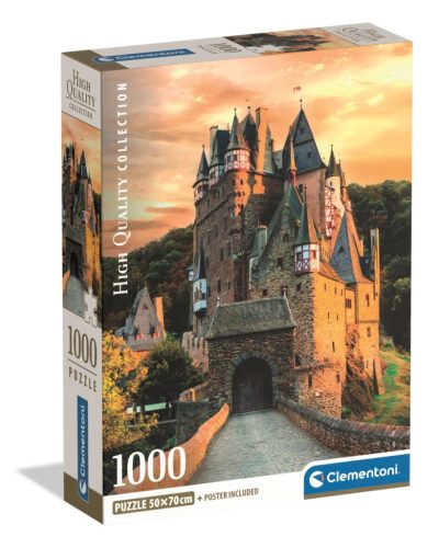 Németország Eltz Cadtle 1000 db-os Compact puzzle Clementoni