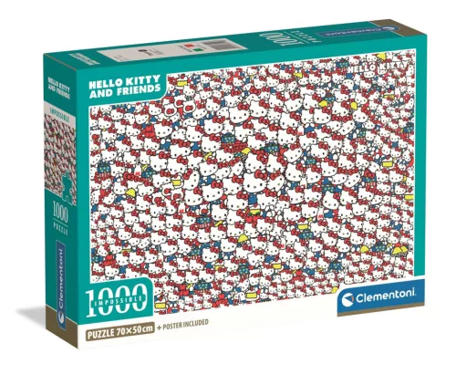 Hello Kitty Crowd 1000 db-os Compact puzzle Clementoni