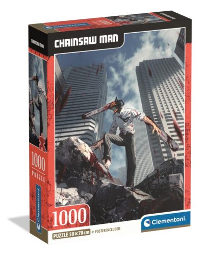 Chainsaw Man Bloody 1000 db-os puzzle Clementoni