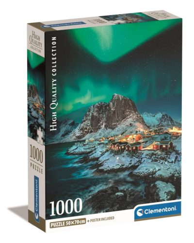 Norvégia Lofoten 1000 db-os Compact puzzle Clementoni