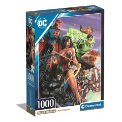   Az Igazság Ligája DC Power 1000 db-os Compact puzzle Clementoni