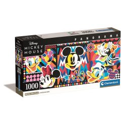   Disney Mickey Pop Art 1000 db-os panoráma Compact puzzle Clementoni