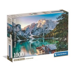   Olaszország Lake Braies 1000 db-os Compact puzzle Clementoni