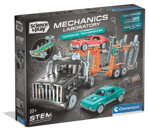 Autószállító Mechanics építőjáték Clementoni