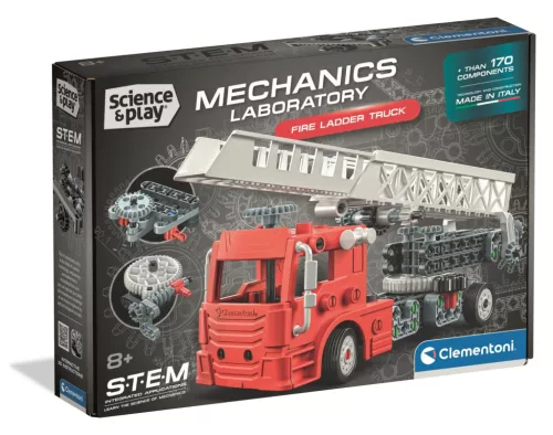 Tűzoltóautó Mechanics építőjáték Clementoni