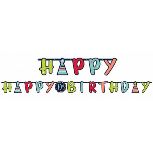 Happy Birthday Reason To Celebrate felirat 320 cm