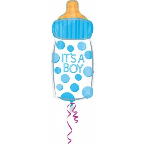Baby Boy Bottle, Cumisüveg fólia lufi 58 cm