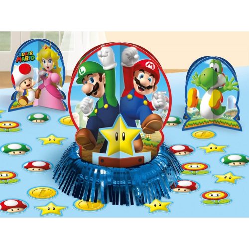 Super Mario Mushroom World asztali dekoráció szett 23 db-os