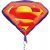 Superman fólia lufi 66 cm