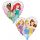 Disney Hercegnők Heart fólia lufi 43 cm