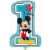 Disney Mickey Első születésnap fólia lufi 71 cm