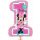 Disney Minnie Pink Első születésnap fólia lufi 71 cm