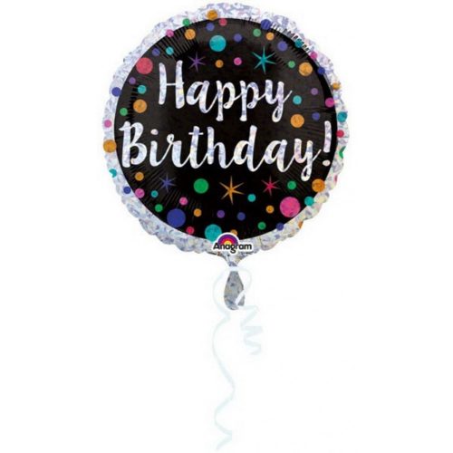 Happy Birthday Fólia lufi 43 cm