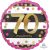 Happy Birthday 70 fólia lufi 43 cm