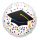 Ballagás Dots fólia lufi 43 cm