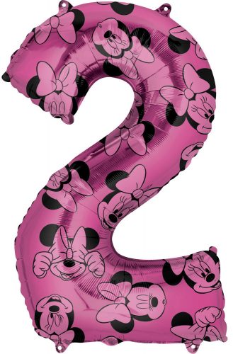 Disney Minnie Pink fólia lufi 2-es szám 66 cm