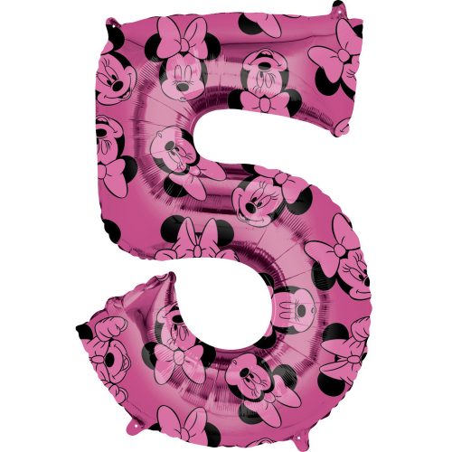 Disney Minnie fólia lufi 5-ös szám 66 cm