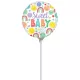 Színes Sweet baby mini fólia lufi 23 cm (WP)