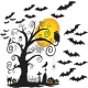 Halloween Family Friendly fali dekoráció szett 32 db-os