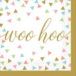 Konfetti Woo Hoo szalvéta 36 db-os 25x25 cm
