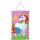 Unikornis Pink lampion 28 cm