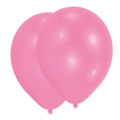 Rózsaszín Pink léggömb, lufi 25 db-os 11 inch (27,5 cm)