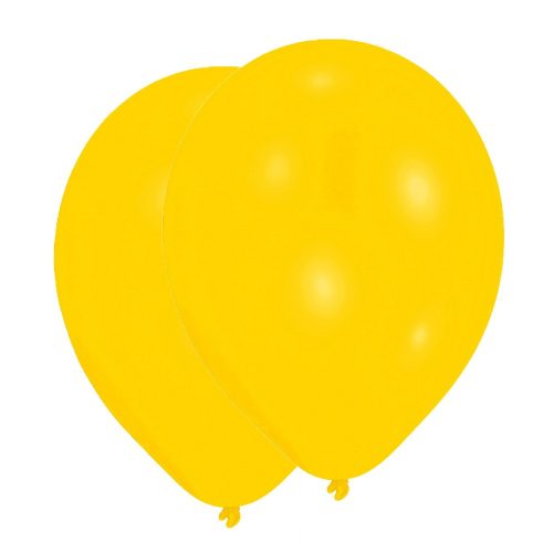 Léggömb, lufi 25 db-os 11 inch (27,5 cm) Yellow