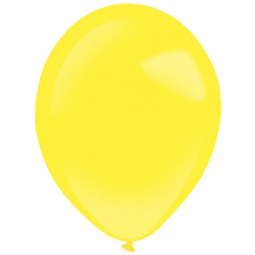 Sárga Yellow Sunshine léggömb, lufi 100 db-os 5 inch (13 cm)