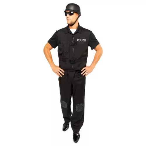 Német rendőr Swat felnőtt jelmez XL