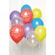 Happy Birthday Rainbow léggömb, lufi 10 db-os szett 11 inch (27,5cm)