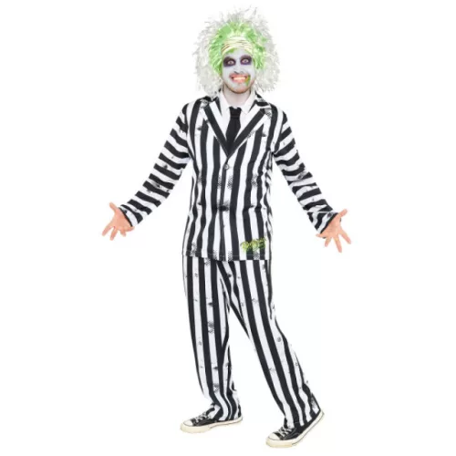 Beetlejuice Striped felnőtt jelmez XL