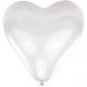 Színes szív White léggömb, lufi 10 db-os 16 inch (40,6cm)