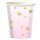 Első születésnap Pink Ombre papír pohár 8 db-os 250 ml